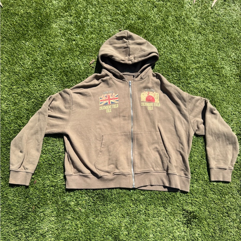 seventyfouriswar zip up jacket